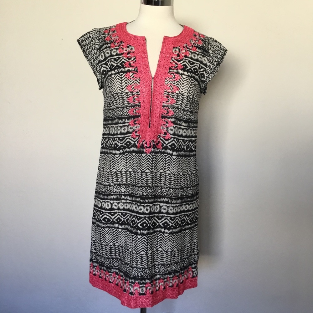 Calypso St. Barth Embroidered Swim Coverup - Sz XS